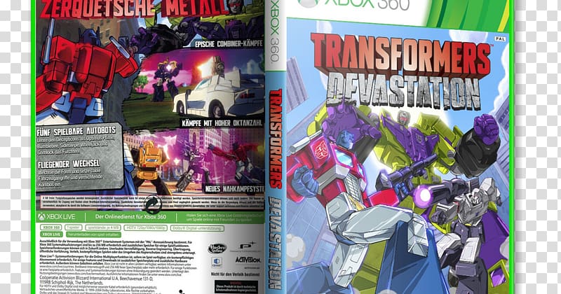 Transformers: Devastation Xbox 360 Transformers: Rise of the Dark Spark Transformers: Fall of Cybertron Transformers: Revenge of the Fallen, xbox transparent background PNG clipart