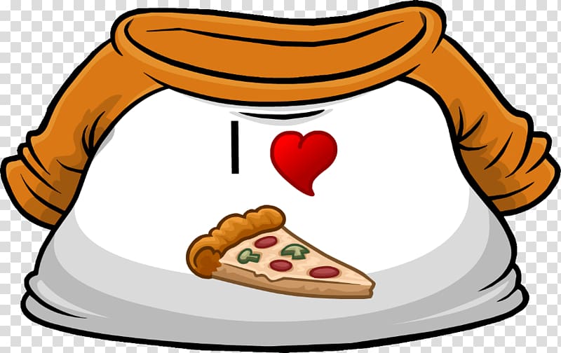 Club Penguin Pizza T-shirt , A Of Pizza transparent background PNG clipart
