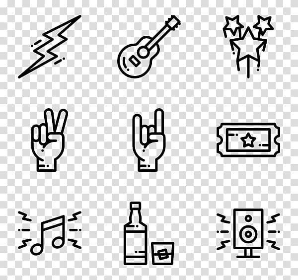 Computer Icons, rock n roll transparent background PNG clipart