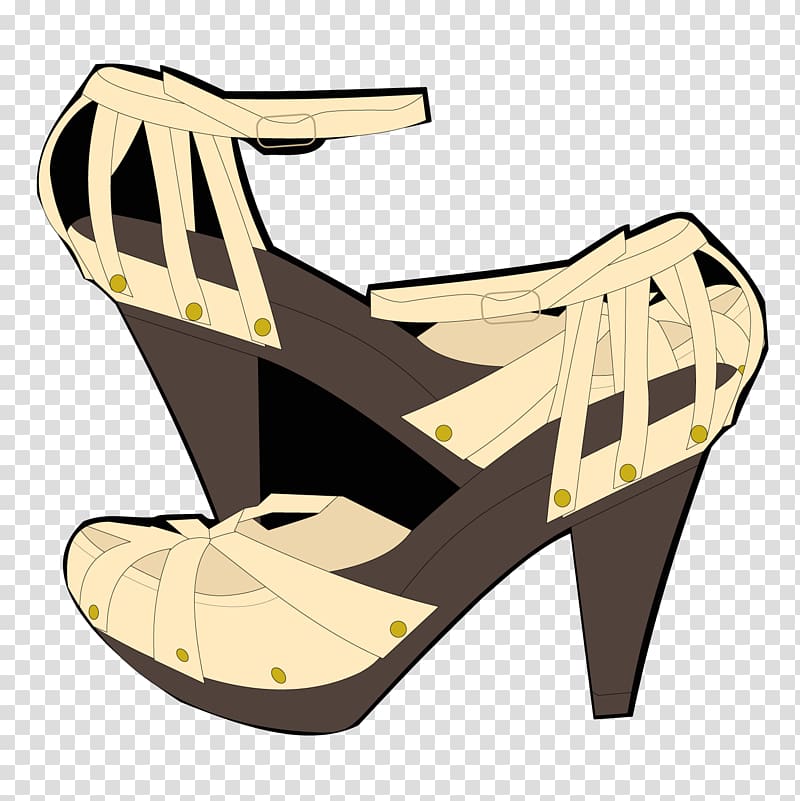 High-heeled footwear Sandal Shoe Livery, Ladies high heels transparent background PNG clipart
