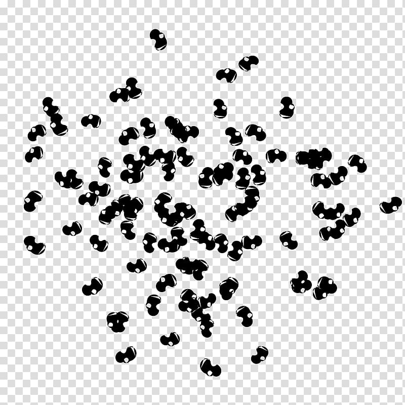 Black and white , spot transparent background PNG clipart