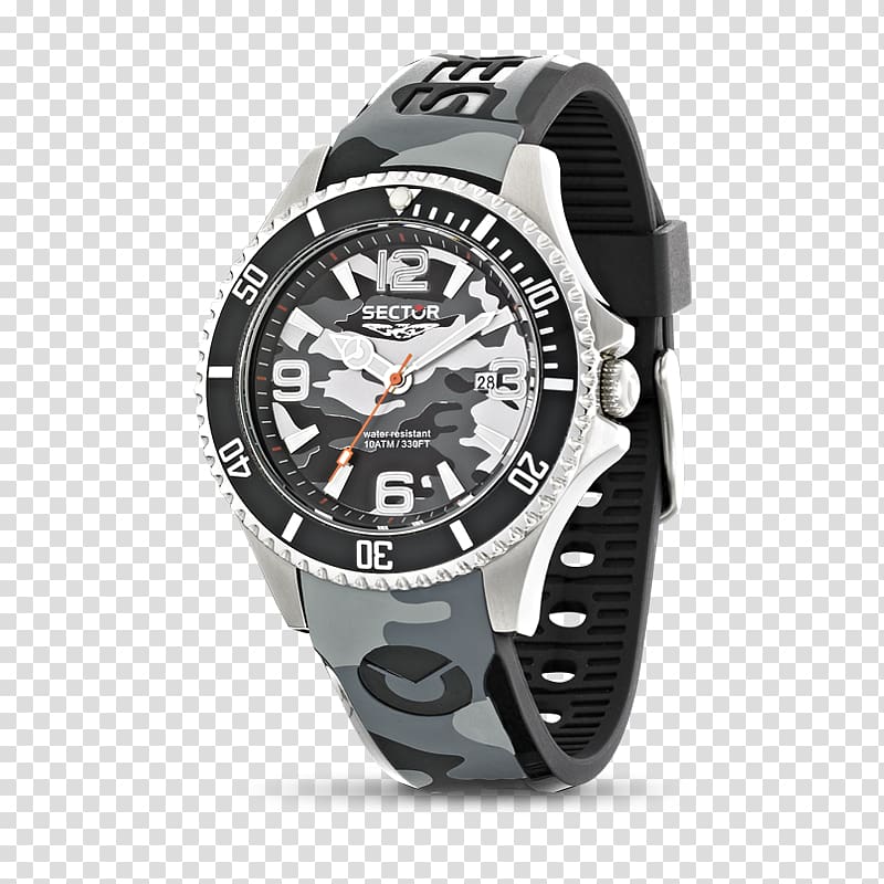 Sector No Limits Watch Jewellery Chronograph Quartz clock, government sector transparent background PNG clipart