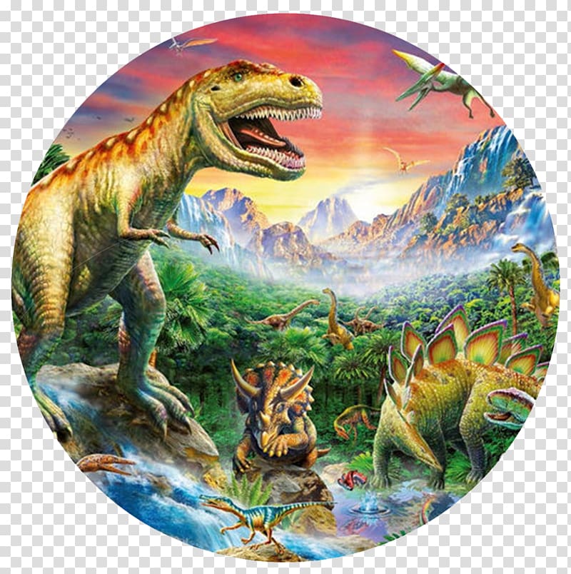 Jigsaw Puzzles Dinosaur Ravensburger Djeco, dinosaur transparent background PNG clipart