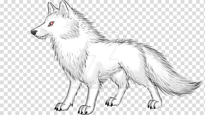Dog breed Alaskan tundra wolf Sketch Red Fox by Karina Halle, Dog transparent background PNG clipart