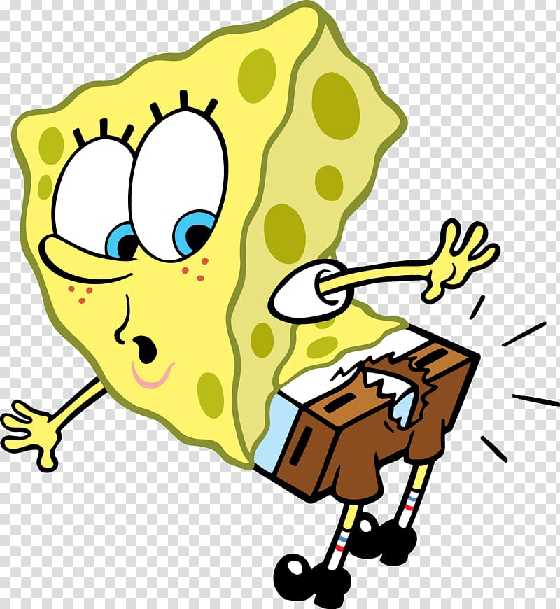 SpongeBob transparent background PNG clipart