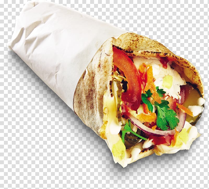 Wrap Shawarma Gyro Doner kebab, KEBAP transparent background PNG clipart