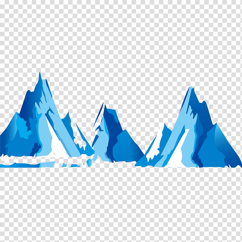 blue mountains , Adobe Illustrator Melting, Melted snowy mountains transparent background PNG clipart