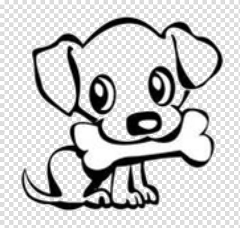 Puppy Maltese dog Drawing Cuteness Painting, bone dog transparent background PNG clipart
