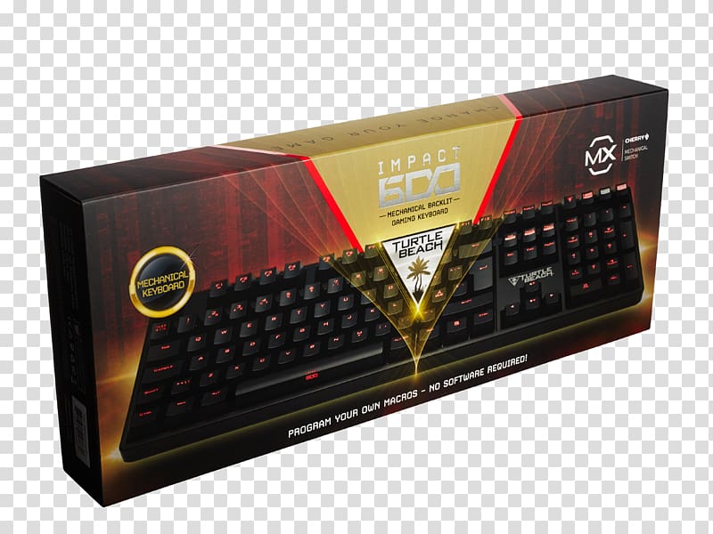 Computer keyboard Turtle Beach, Impact 700 Gaming Keyboard Gaming keypad Corsair Gaming STRAFE Cherry, cherry transparent background PNG clipart