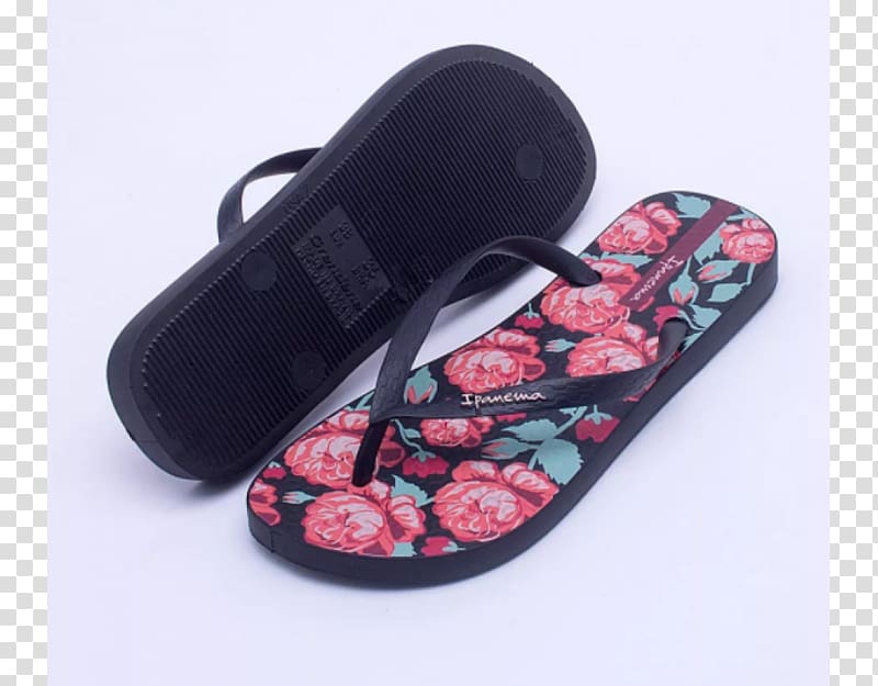 Slipper Flip-flops Ipanema Shoe Sandal,,painted floral material transparent background PNG clipart