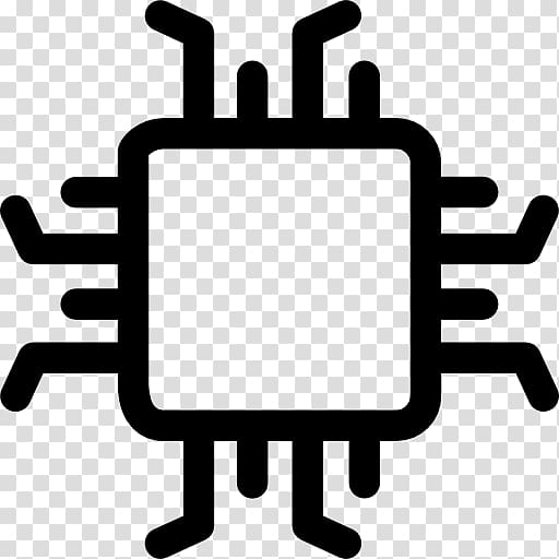 Integrated Circuits & Chips Computer Icons Central processing unit, Computer transparent background PNG clipart