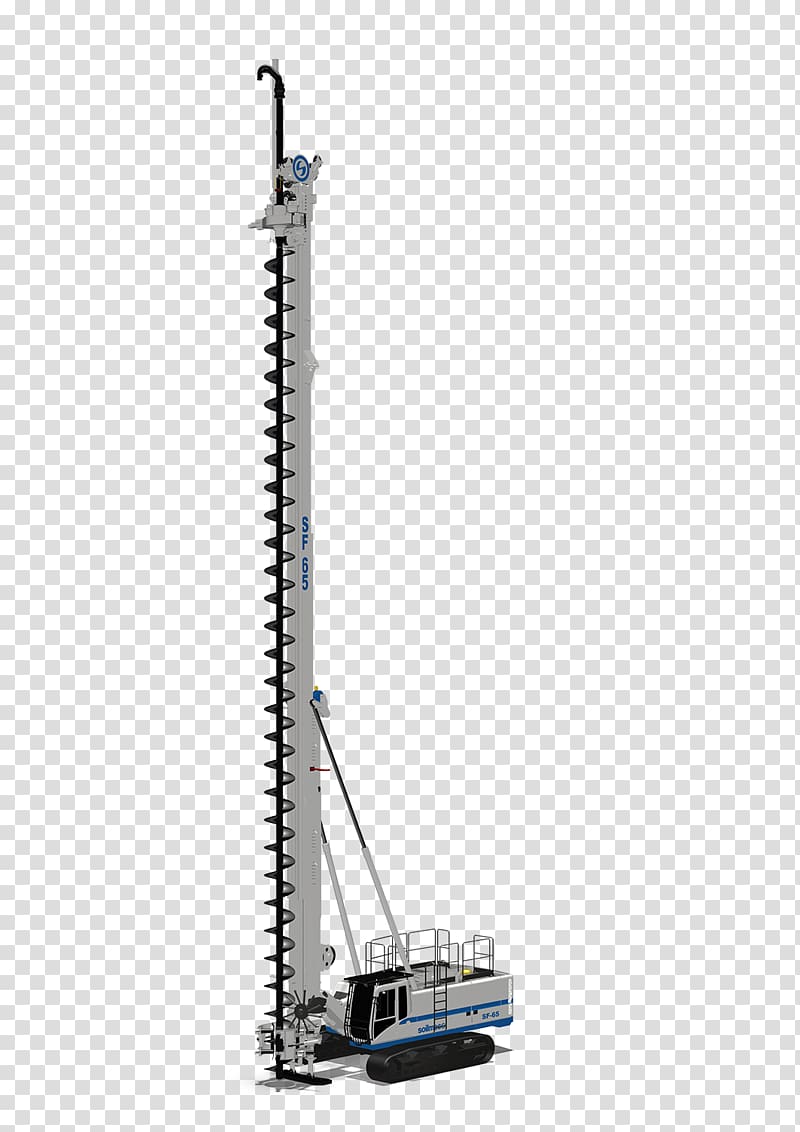 Drilling rig Augers Architectural engineering Soilmec Machine, drilling rig transparent background PNG clipart