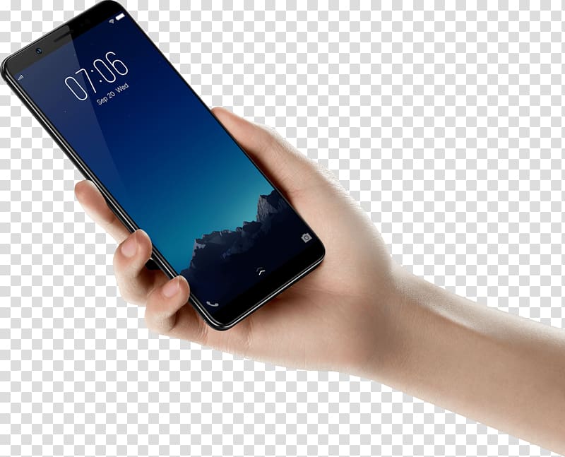 Samsung Galaxy S Plus Vivo Front-facing camera Smartphone Selfie, vivo v7 plus transparent background PNG clipart