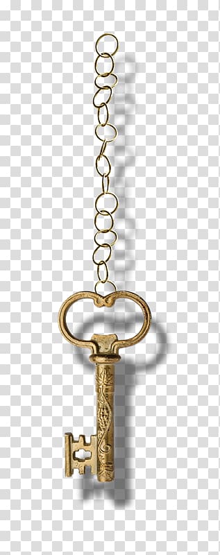 Metal Silver Chain Brass, Retro metal key chain transparent background PNG clipart