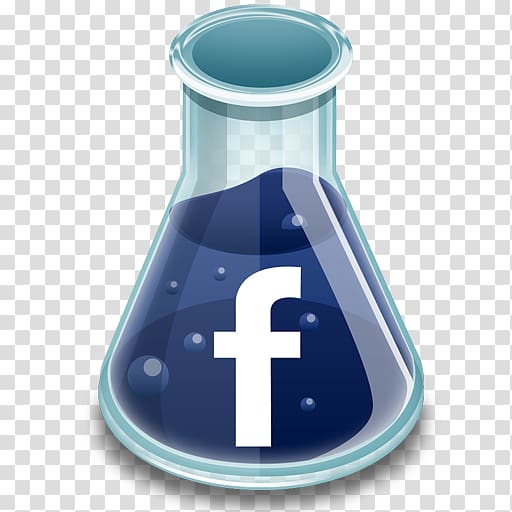 Facebook logo inside Erlenmeyer flask , Social media Facebook Computer Icons, Facebook transparent background PNG clipart