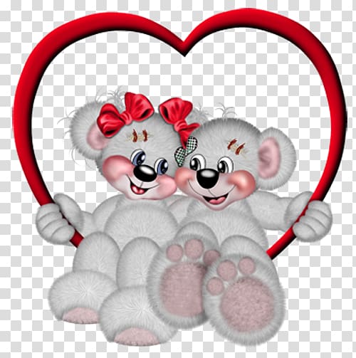 Teddy bear Valentine\'s Day Stuffed Animals & Cuddly Toys Heart, Valentines transparent background PNG clipart