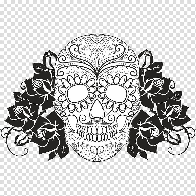 Calavera Day of the Dead Death Human skull symbolism, others transparent background PNG clipart