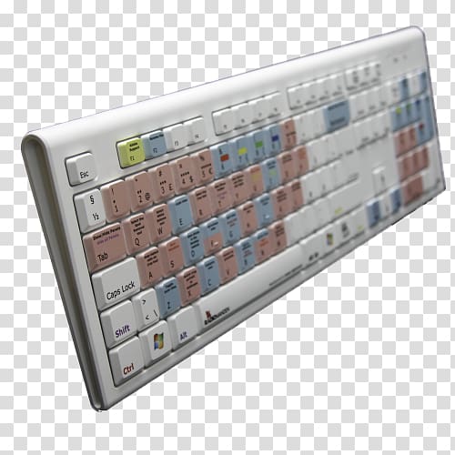 Computer keyboard Adobe Lightroom LogicKeyboard Adobe Premiere Pro CC Pro Line dt. (Alu) Adobe Audition, Emergency room transparent background PNG clipart