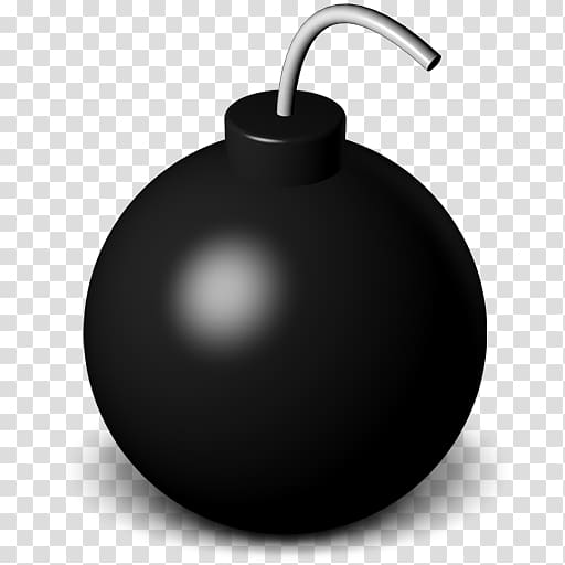 Bomb ICO Icon, bomb transparent background PNG clipart