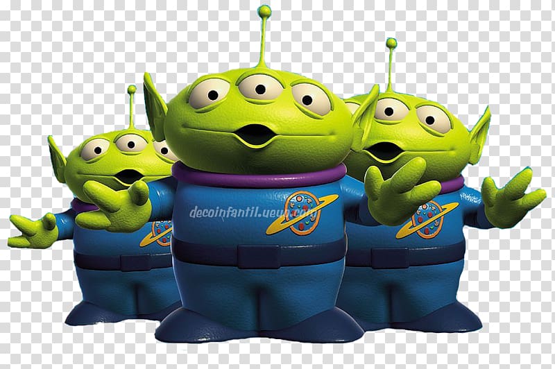 Toy Story Little Green Men, Buzz Lightyear Aliens Toy Story Pixar Extraterrestrial life, toy story transparent background PNG clipart