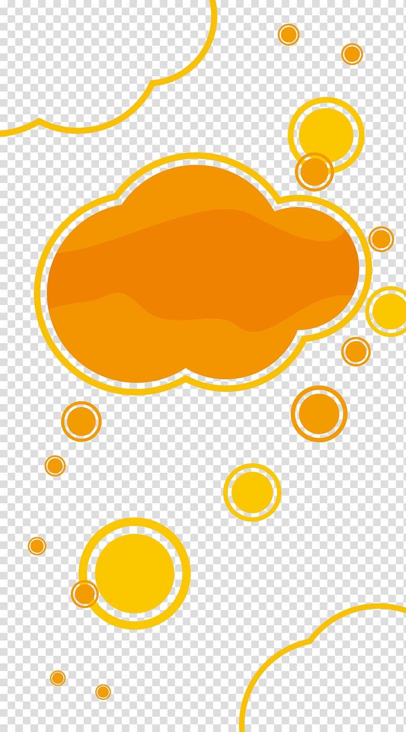 White , Orange dots background transparent background PNG clipart