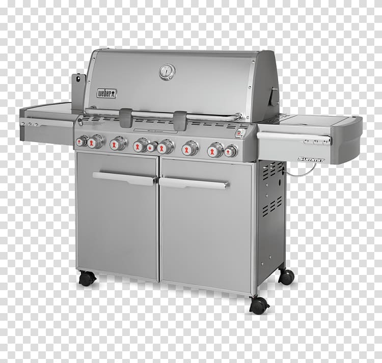 Barbecue Weber Summit S-670 Weber-Stephen Products Natural gas Weber Summit S-470, barbecue transparent background PNG clipart