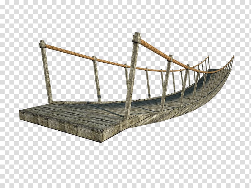 Wood Suspension bridge Timber bridge, puente transparent background PNG clipart