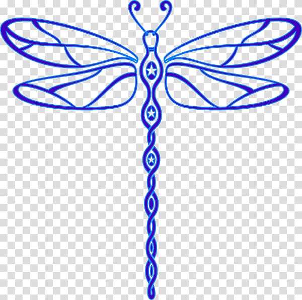 Dragonfly Blue-green Drawing , Dragonfly Outline transparent background PNG clipart