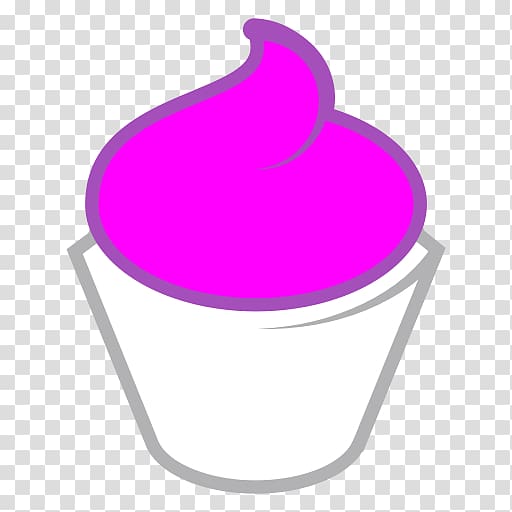 Ice cream Frozen yogurt Icon, Purple ice cream transparent background PNG clipart