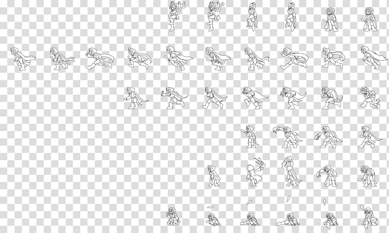 Point Font Angle Animal Line art, sprite sheet transparent background PNG clipart