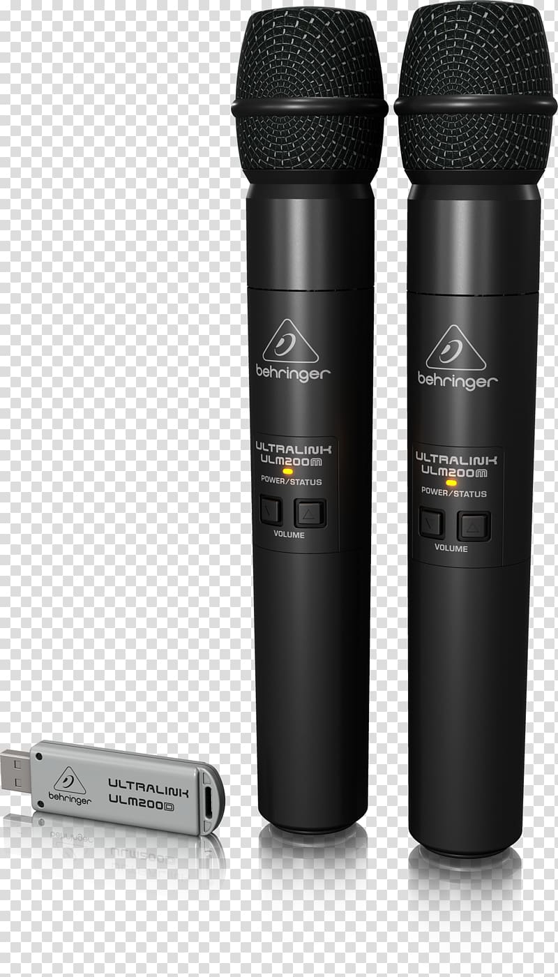 Wireless microphone BEHRINGER Behringer ULTRALINK ULM202USB BEHRINGER Behringer ULTRALINK ULM300USB, microphone transparent background PNG clipart
