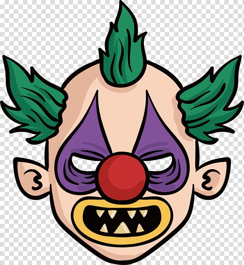 Halloween Evil clown , Halloween clown transparent background PNG clipart