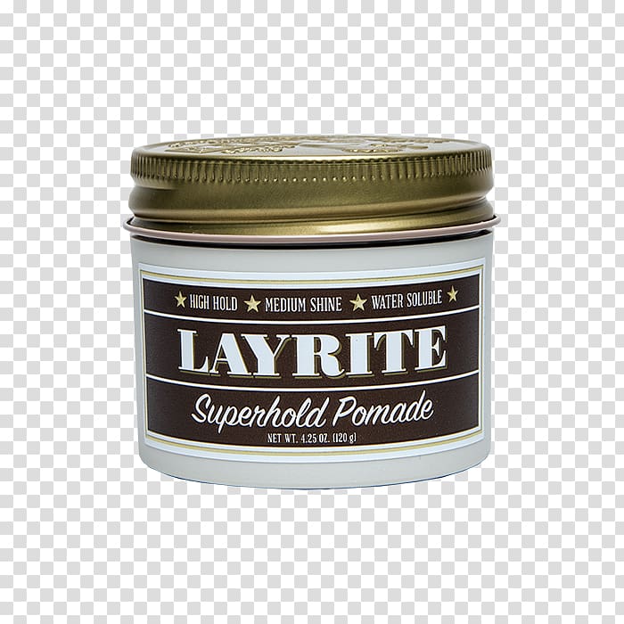 Layrite Pomade Hair Styling Products Hair gel Layrite Original Deluxe Pomade, jar transparent background PNG clipart