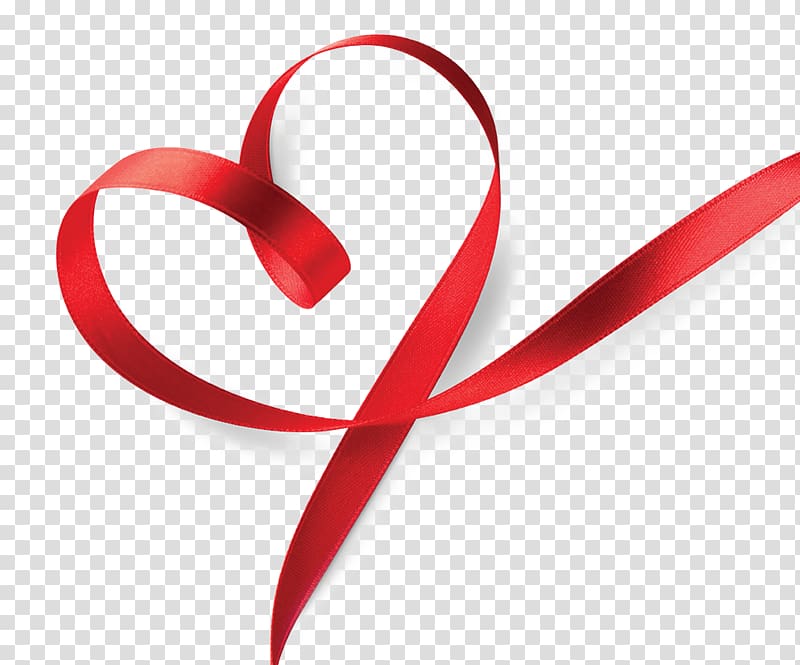 Heart Ribbon , Heart transparent background PNG clipart