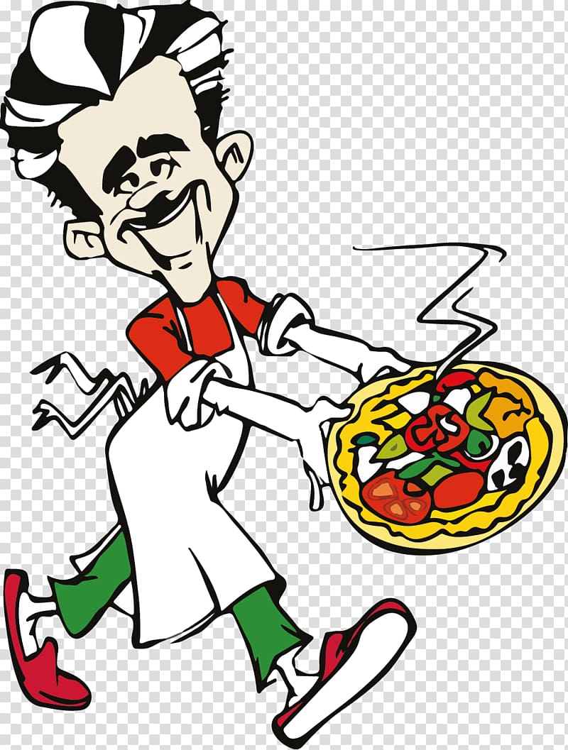 pizzaiole Italian cuisine Chef Pizzaiolo, chef and pizza free transparent background PNG clipart