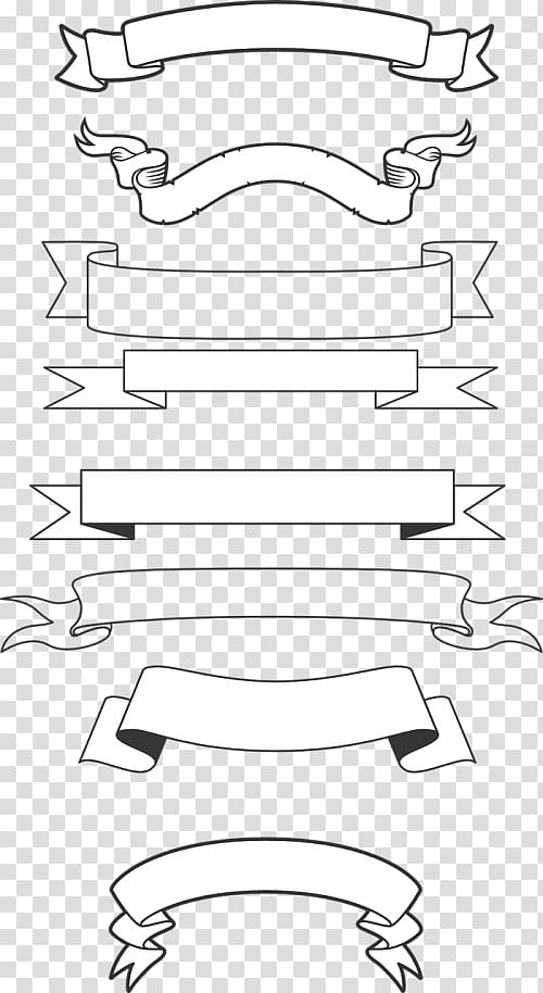 How To Draw A Ribbon Banner Step By Step