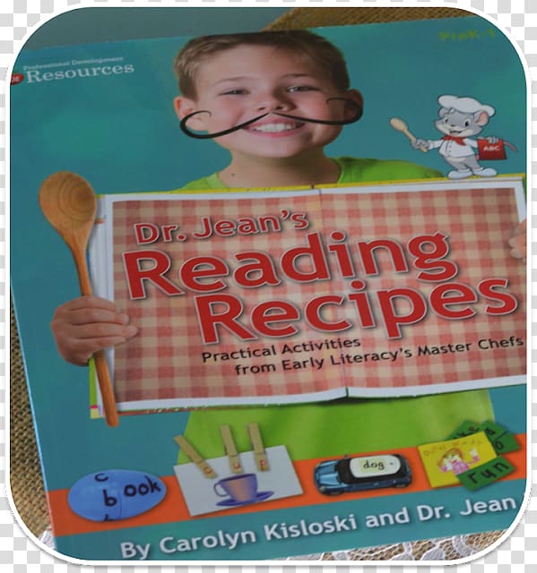 Dr Jean\'s Reading Recipes Paperback Toddler Book Poster, book transparent background PNG clipart