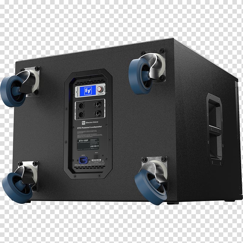 Electro-Voice Loudspeaker Subwoofer Class-D amplifier Powered speakers, amplifier bass volume transparent background PNG clipart