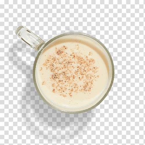 Eggnog Buttermilk Cream Latte, milk transparent background PNG clipart