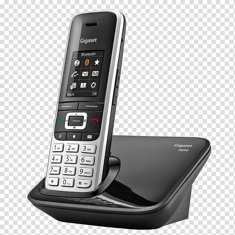 Digital Enhanced Cordless Telecommunications Cordless telephone Gigaset S850 Gigaset Communications, Siemens S55 transparent background PNG clipart