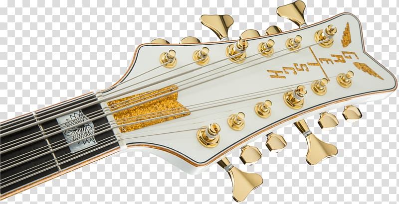 Bass guitar Acoustic-electric guitar Gretsch White Falcon, Gretsch transparent background PNG clipart