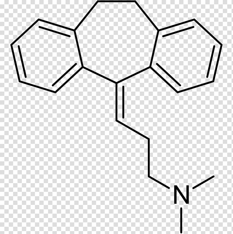 Cyclobenzaprine Chemical structure Chemical substance Muscle relaxant, Hair anatomy transparent background PNG clipart