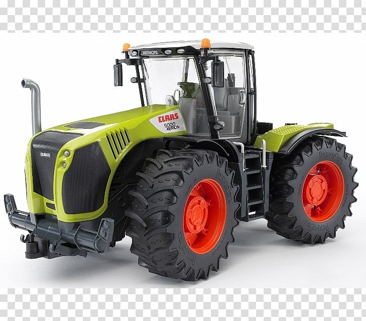 Claas Xerion 5000 Tractor Bruder Toy, tractor transparent background PNG clipart