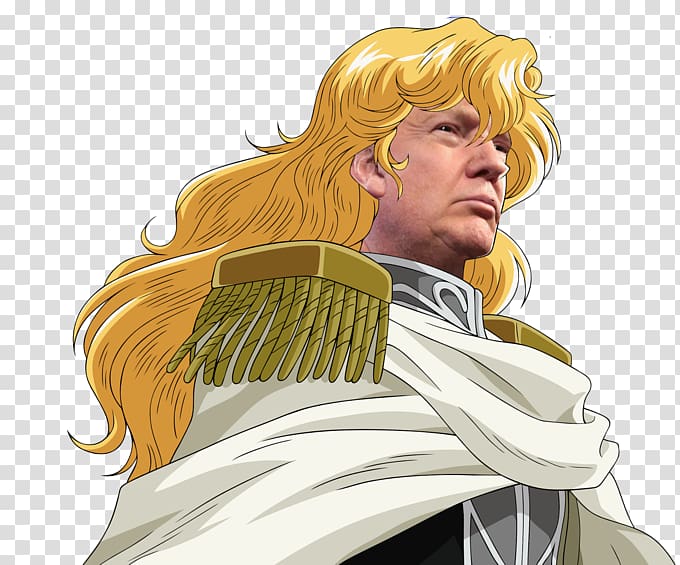 Donald Trump Legend of the Galactic Heroes YouTube Reinhard von Lohengramm, mark zuckerberg transparent background PNG clipart