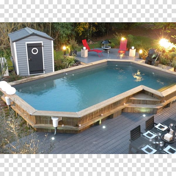 Hot tub Piscine en bois Swimming pool Castorama Wood, PISCINE transparent background PNG clipart