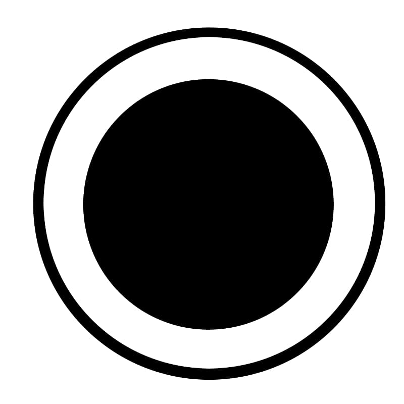 Circle Logo Volunteer management Magnetic Eyes Area, Circle Black transparent background PNG clipart