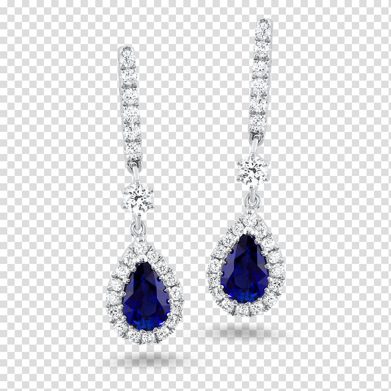 Sapphire Earring Jewellery Diamond Engagement ring, extravagant transparent background PNG clipart