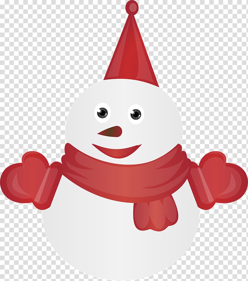 Santa Claus Christmas Snowman Cartoon , Simple Snowman transparent background PNG clipart