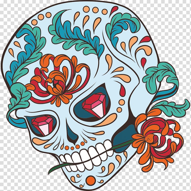 Gothic Coloring Books for Adults: 2017 Day of the Dead Coloring Book (+100 Pages) Calavera, book transparent background PNG clipart