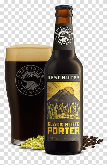 Deschutes Brewery Porter Beer Black Butte Founders Brewing Company, rich yield transparent background PNG clipart